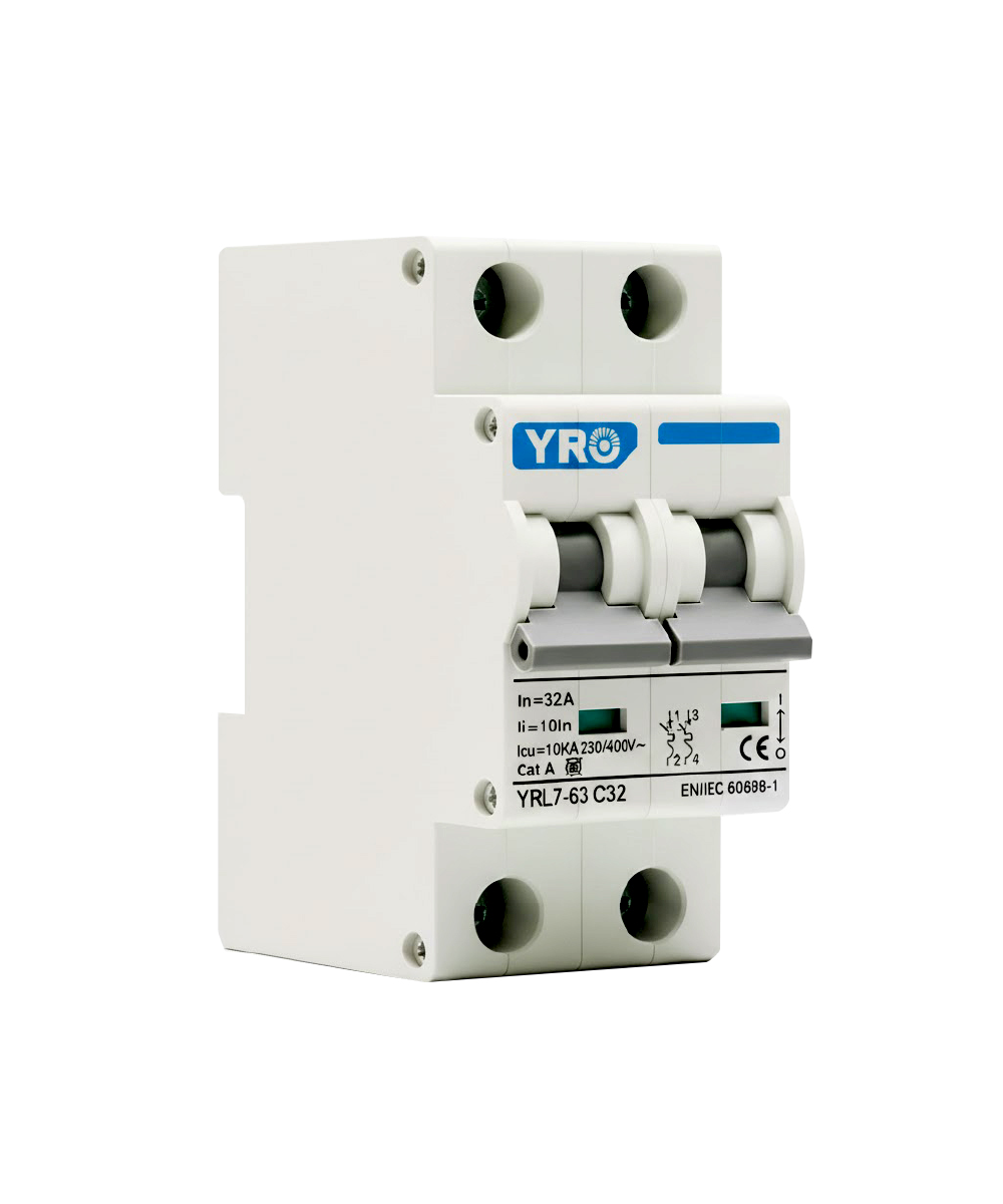 Interruptor Automático YRO YRL7 2P 16A 6kA 110/220V AC - Imagen 3
